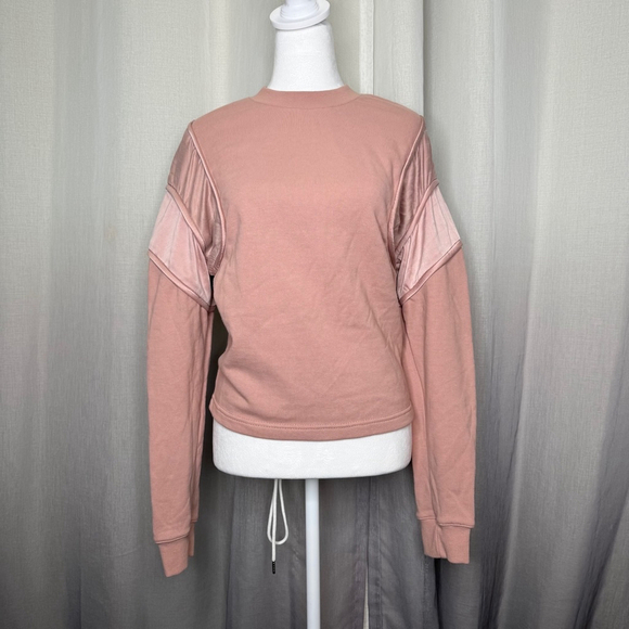 Women's RTA Sweatshirt pullover XS Dusty Rose NWT - Picture 5 of 9